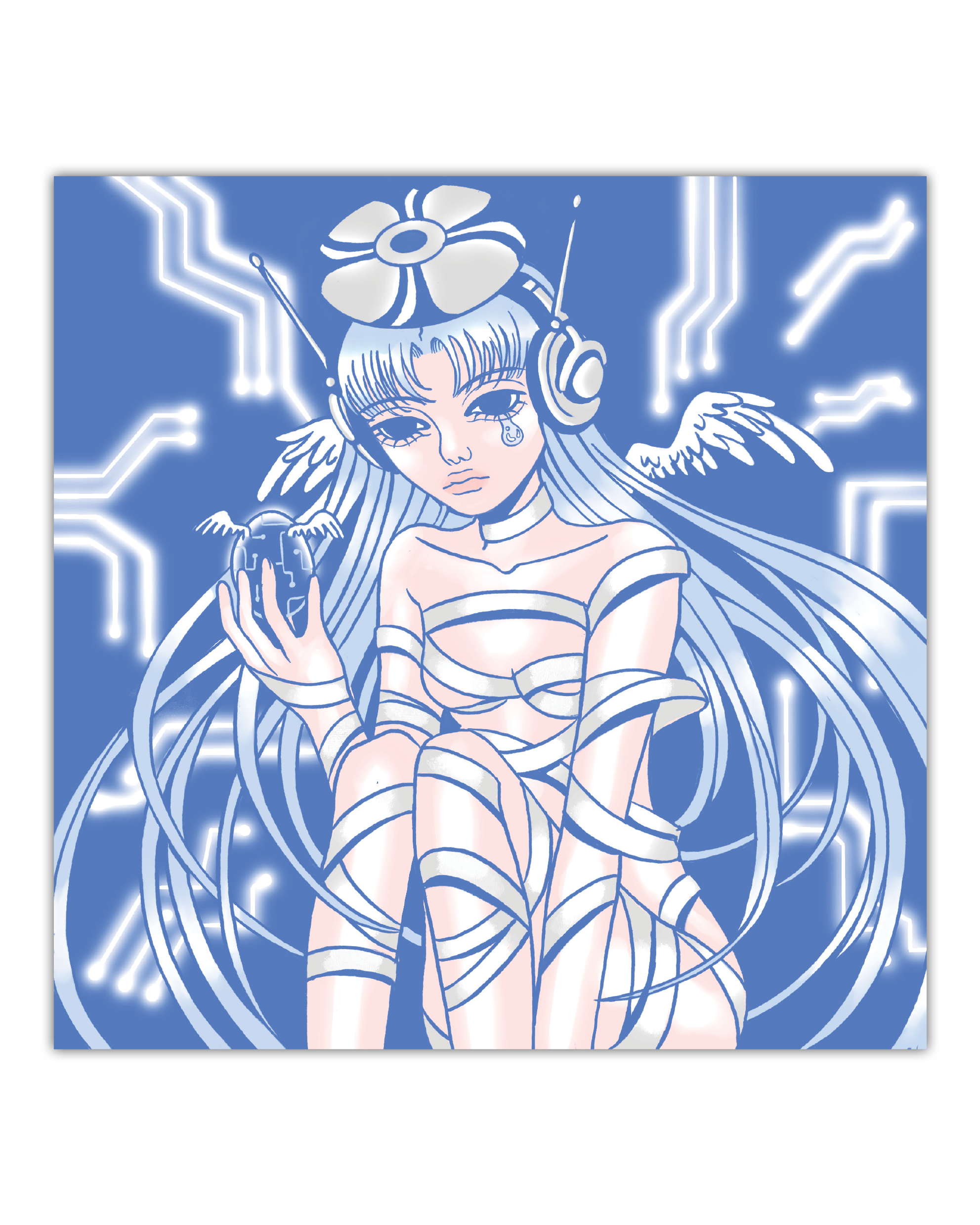 Cyber Angel Print