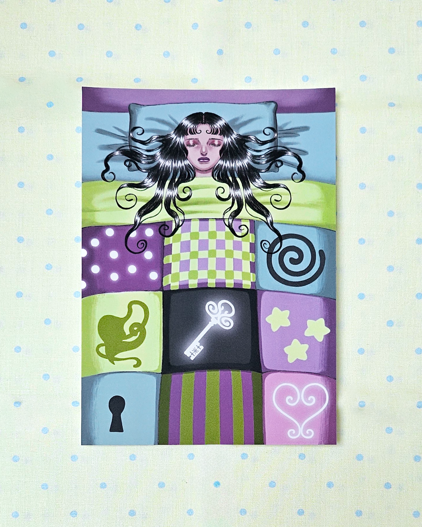 Whimsical Slumber Postcard Print