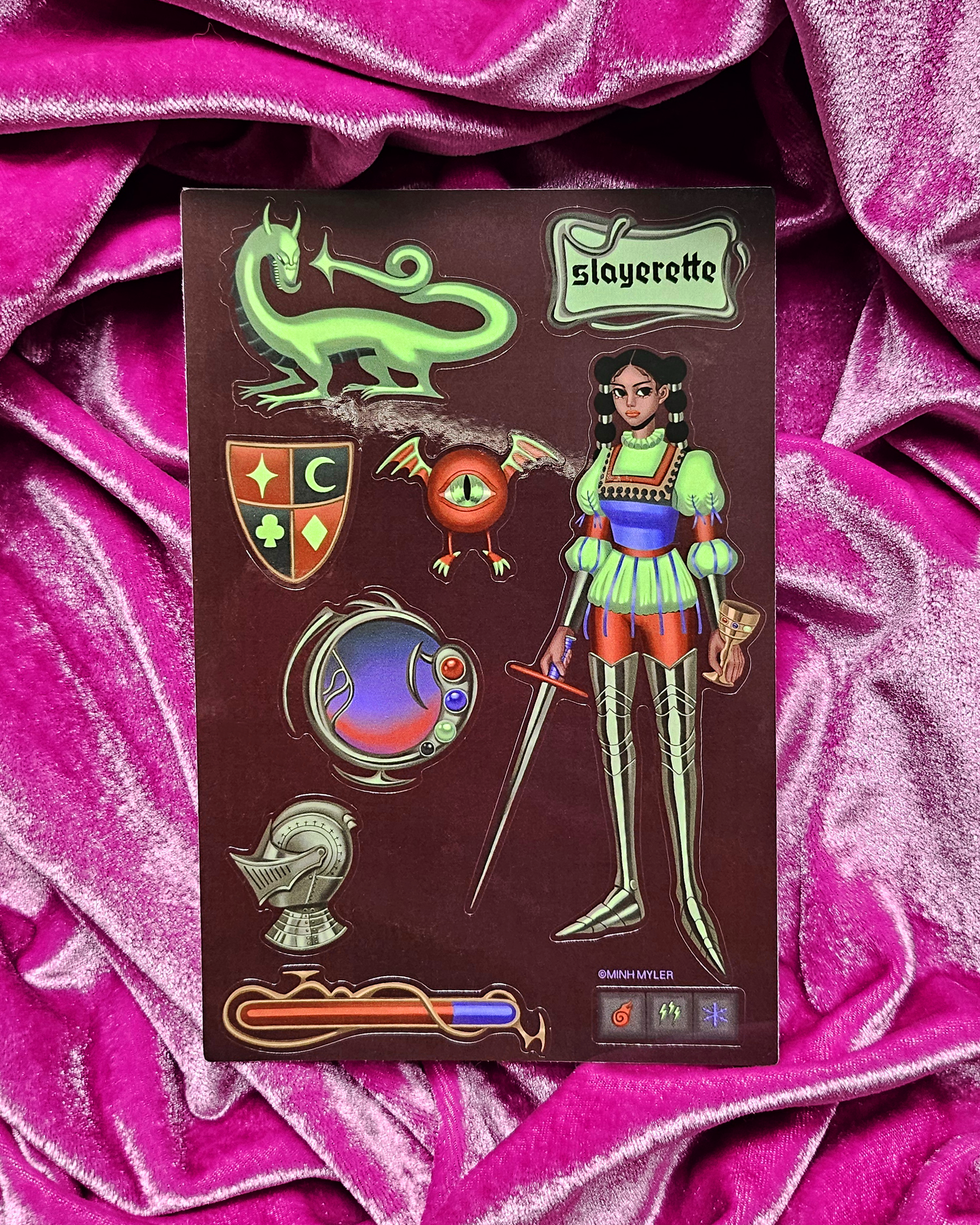 Slayerette Sticker Sheet