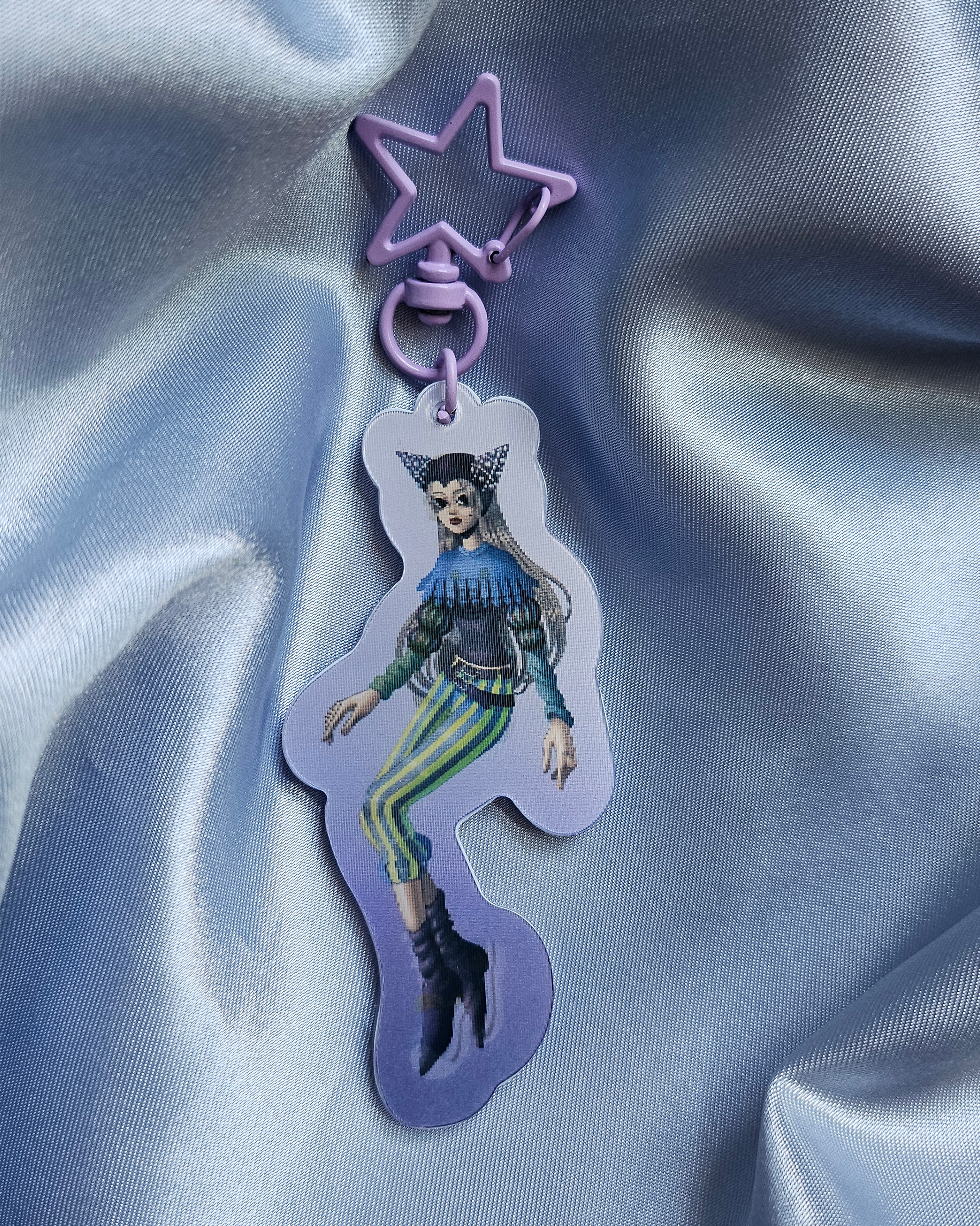 Y2K Medieval Girl Lenticular Keychain